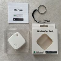 Traceur GPS pour animaux de compagnie compatible Find My, sans carte SIM, Bluetooth 5.0 standard FMI, positionnement précis, en matériau ABS