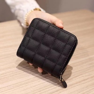 Einfache Mini Plaid Damen Geldbörse Porte monnaie Klein Pouch Poche tte Multi-Card Slot Reiß verschluss Münz geldbörse für Schüler - Product Image 6