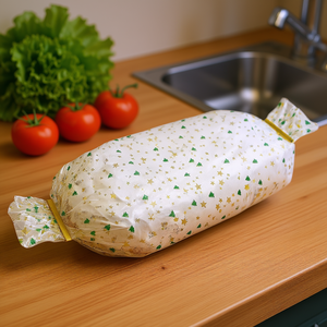 ท่ออ่อนแบบม้วน 20x52 แพ็ค 2 ชิ้น ฟิล์มพลาสติกแบบใช้แล้วทิ้งสำหรับเก็บอาหาร - Product Image 3