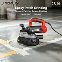 Ponceuse de sol portative à trois roues JINGKUN Modèle JK3W – Machine de polissage d'angle haute vitesse pour chantier, qualité certifiée