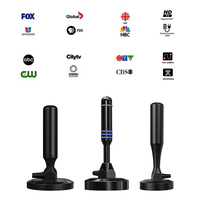 Mise à niveau à Gain élevé 150 Mile HDTV Intérieur Extérieur Chaînes gratuites Récepteur satellite Antenne TV numérique Antenne avec boîte d'emballage