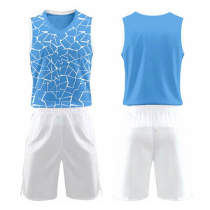 Ensemble de maillots de basket-ball personnalisés de haute qualité pour hommes, logo personnalisé, impression par sublimation, polyester, ensemble uniforme de sport - Product Image 1