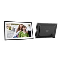 Frameo 15.6 "WiFi Cadre photo numérique IPS FHD Écran tactile Cadre photo Montable sur mur Rotation automatique Photos Vidéos Via Frameo