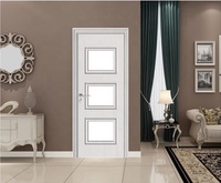 Portes coulissantes de grange, portes intérieures chinoises, portes de chambre, portes modernes, cadre de porte WPC, porte WPC étanche pour salle de bain