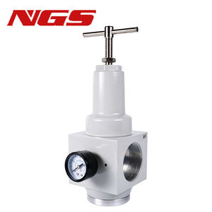 4MPa QTYH-8 10 15 25 50 1/4 3/8 1/2 2 英寸 BSP 入口端口 气动高压 0~40 bar 空气调节阀带压力表 - Product Image 4