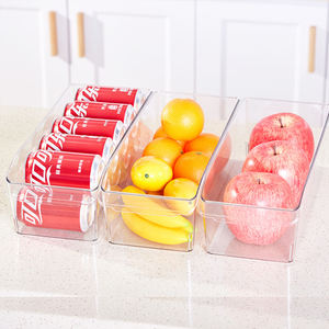 Contenedores <span class=keywords><strong>de</strong></span> Plástico con Asas Multiusos, Aptos para Alimentos, Organizadores <span class=keywords><strong>de</strong></span> Cocina, Despensa, Hogar, Refrigerador y Almacenamiento - Product Image 4