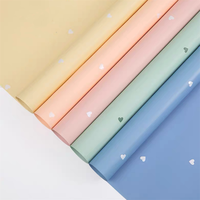 Emballage cadeau en plastique pour fleuriste, rouleaux d'emballage de fleurs coréennes, papier d'emballage de fleurs imperméable pour bouquet, nouvelle collection