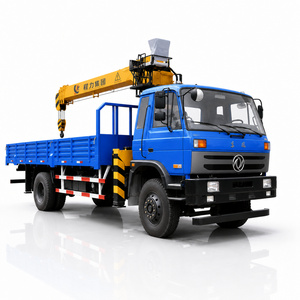 รถบรรทุกสินค้า CLW 4x2 Dongfeng พร้อมเครนบูมแบบยืดหดได้ 5-8 ตัน ควบคุมได้อย่างแม่นยำสำหรับงานก่อสร้างนอกถนนและการขนส่งสินค้า - Product Image 2