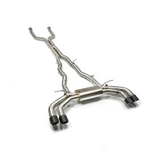 M5 G90/G99 egzoz BMW S68 4.4TT V8 Valvetronic Ss304 susturucu Valved Catback - Product Image 1