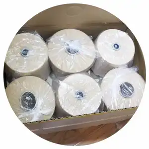 GOTS certificated 100% organic cotton Greige Combed yarn 30% Brown cotton 70% white cotton Ne 32s/1