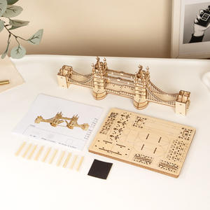 Kits <span class=keywords><strong>de</strong></span> Construcción <span class=keywords><strong>de</strong></span> Rompecabezas 3D <span class=keywords><strong>de</strong></span> Madera al por <span class=keywords><strong>Mayor</strong></span> - Lugares Emblemáticos y Vehículos Famosos, Manualidades <span class=keywords><strong>de</strong></span> Ensamblaje DIY para Decoración del Hogar y Regalos - Product Image 5