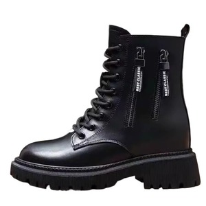 Nuevas <span class=keywords><strong>botas</strong></span> de primavera y otoño para mujer, <span class=keywords><strong>botas</strong></span> de algodón de invierno con parte inferior gruesa para mujer - Product Image 4