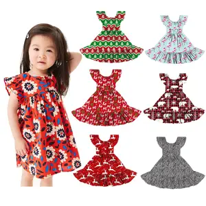 Fashionable children girls elegant off shoulder evening dresses christmas kid dress boutique school girl sexy fancy dress