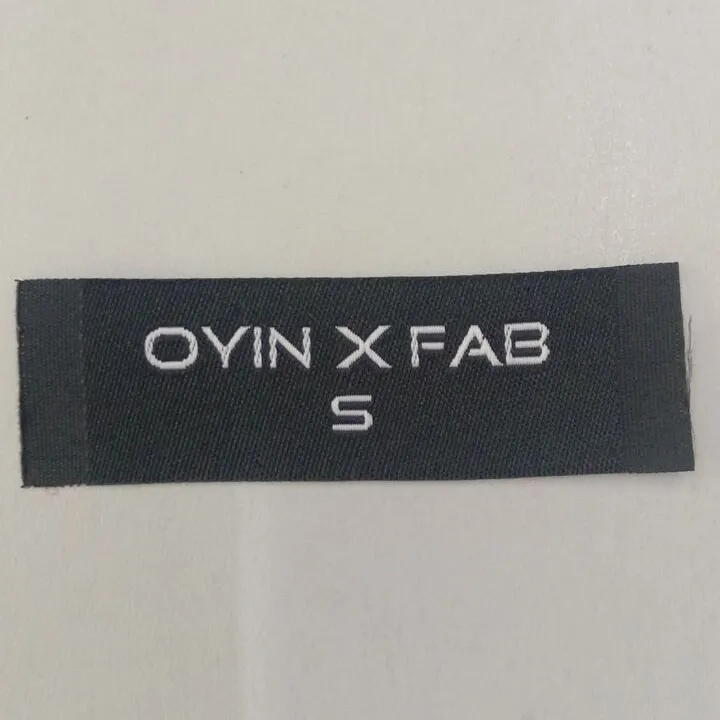 OEM fabrika satış özel ambalaj yüksek kalite özel etiket toptan son tasarım dokuma etiket