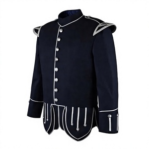 Chaqueta Escocesa Doble para Hombre, Uniforme de Lana, Túnica con Botones Frontales, para Banda de Gaitas y Batería - Product Image 5