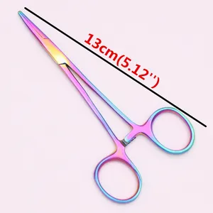 Pinzas Hemostáticas de 13 cm (5'') para Salón de Belleza de Mascotas, Pinzas Profesionales para Hospitales Veterinarios, Herramientas para Lesiones de Perros y Gatos, Acero Inoxidable Japonés para el Hogar - Product Image 2