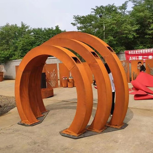 Corten-puerta <span class=keywords><strong>de</strong></span> jardín <span class=keywords><strong>de</strong></span> acero, diseño <span class=keywords><strong>de</strong></span> paisaje <span class=keywords><strong>para</strong></span> jardines <span class=keywords><strong>de</strong></span> ciudad - Product Image 2