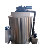 Évaporateur de machine à glace en paillettes China Haiyue 1,5T 2T 2,5T 3T 5T 10T avec tambour de réfrigération et certification CE