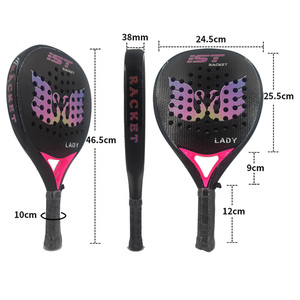 Raqueta de pádel de fibra de carbono con logotipo personalizado en forma de diamante Redes De <span class=keywords><strong>Tenis</strong></span> Padel Tennis 3K 12K 18K - Product Image 4