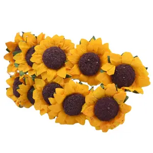 Sonnenblumen papier Blumen simulation Sonnenblume Dekoration Geschenk handgemachte DIY Zubehör Blume