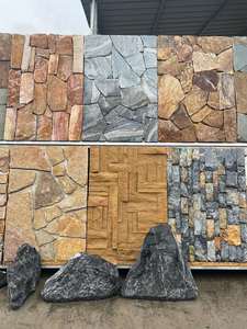 Pannello in Pietra Naturale per <span class=keywords><strong>Rivestimento</strong></span> Muri, Facciata in Pietra Impilata per Caminetti Esterni e Rivestimenti Esterni, Resistente <span class=keywords><strong>Rivestimento</strong></span> in <span class=keywords><strong>Ardesia</strong></span> - Product Image 5