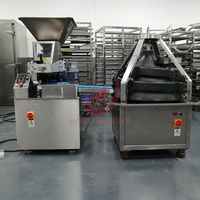 Machine commerciale entièrement automatique motorisée en acier inoxydable pour diviser et arrondir la pâte, capacité de 7600 pièces/heure