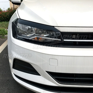 Kit de Carrocería para VW Polo 2019+, Decoración para Faros Delanteros, Cejas para Faros, Adornos para Automóviles, Accesorios para Autos - Product Image 5