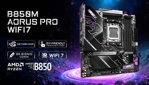GIGA B850M <span class=keywords><strong>AORUS</strong></span> PRO WIFI7 Micro-ATX Placa base para juegos de escritorio AMD B850 DDR5 <span class=keywords><strong>AM5</strong></span> Placa base - Product Image 5
