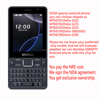 Téléphone portable Android QWERTY intelligent avec clavier, personnalisable, pour WhatsApp, clavier intégré, clavier mobile, clavier numérique, clavier QWERTY, clavier complet, clavier de base, clavier avancé