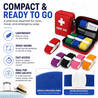Tourniquet en coton à serrage d'urgence pour les premiers secours, le camping en plein air et les kits de sauvetage infirmier