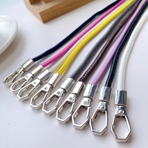 Sangles courtes pour téléphone portable, couleur unie, en cuir, <span class=keywords><strong>cordon</strong></span> de téléphone universel, bracelet pour <span class=keywords><strong>homme</strong></span> et femme, accessoire. - Product Image 4