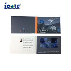 Tarjeta de vídeo personalizada, regalo Lcd con gran memoria, pantalla Ips, libro de vídeo para folleto de vídeo - Product Image 3
