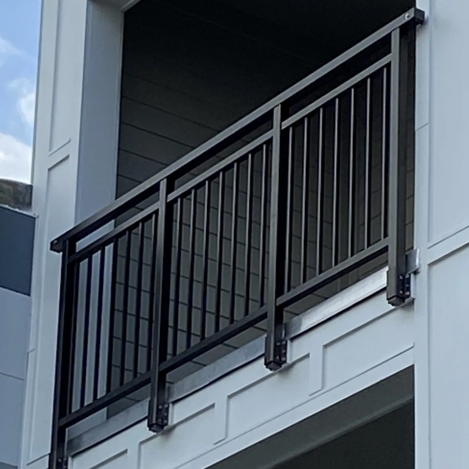 ACE Picket Balustrades Aluminum Extruded Railing Aluminum Balcony Railing For Exterior