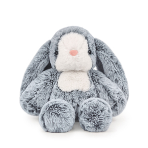Venta caliente felpa orejas largas conejo relleno Animal durmiendo muñeca bebé niños regalo suave gris conejito con orejas largas juguete - Product Image 1