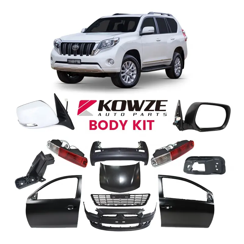 Kits de pièces de rechange automobiles, fournisseur à guichet unique, prix d'usine pour Toyota, nouveau Kit de carrosserie Prado, Land Cruiser