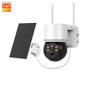 1080p HD-Objektiv Home Outdoor-Sicherheit Solar CCTV drahtlose Sicherheit IP-Kamera mit WLAN