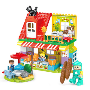 Compatible pour construire une maison de jeu, jouet de construction de cuisine pour enfants en bas âge, 3-6 ans, garçons et filles, bâtiments modernes - Product Image 5