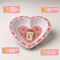 Assiette à dîner en PP de forme irrégulière, motif de dessin animé écologique, style américain élégant, pour enfants, réutilisable, facile à nettoyer