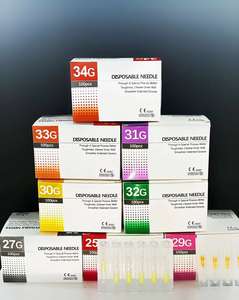 Microcánula Médica Desechable de Longitud Ajustable, Aguja Afilada de 30g 4mm/<span class=keywords><strong>8mm</strong></span> para Inyección Cutánea - Product Image 4