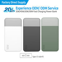 Venta al por Mayor, Mejores Precios, 35W 45W 65W 90W 10000mAh 20000mAh, Diseño Único, Carga Rápida, Banco de Energía Portátil