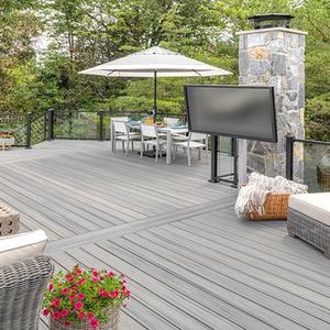 Co-extrusion Wood Plastic Composite Anti-UV Decking Board Durable WPC Waterproof Flooring <b>Decks</b> - Product Image 3