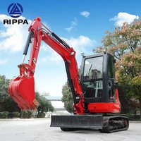 Nouvelle mini pelle sur chenilles de haute qualité 3.5 tonnes Mini pelleteuse 3 tonnes 3.5 T Ce/Epa Excavatrices Chine Vente en gros