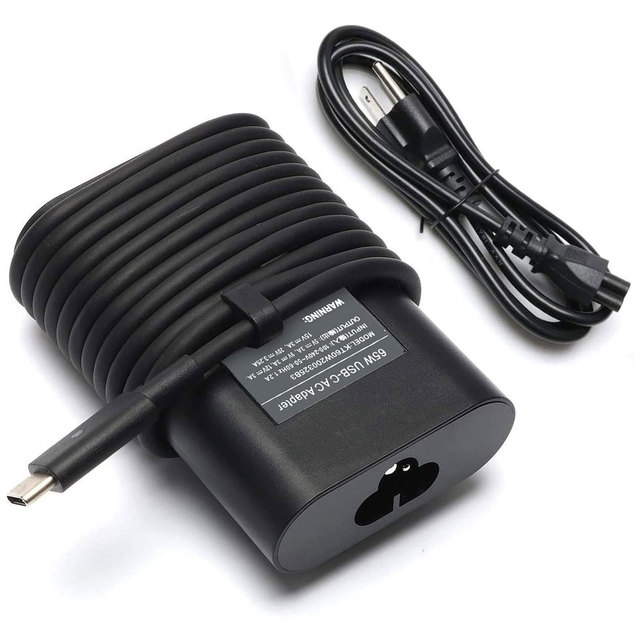 45W 65W USB-C Type C Laptop Adapter Charger for Dell XPS 13 9365 9370 9380