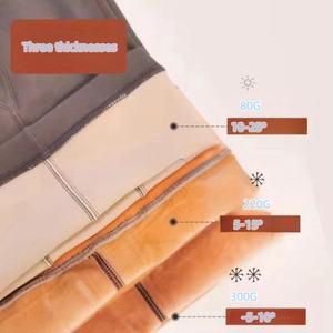 Toptan Kışlık Kalın Örgü Tayt Siyah Kompresyon Külotlu Çorap Şeffaf XL Bedenler Mevcut Kusursuz Bacaklar - Product Image 5