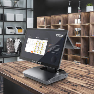 IMachine A2 15,6 Zoll All-in-One Touchscreen POS-Terminal Windows/Android Metallgehäuse Thermodrucker Scanner für Restaurant-Kasse - Product Image 1