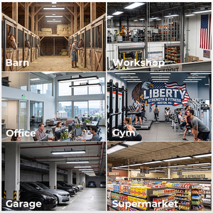 Suspended <b>LED</b> Linear High Bay <b>Light</b> 150W 200W 240W High Brightness 150lm/w Aluminum Warehouse Supermarket Industrial <b>Light</b> - Product Image 6