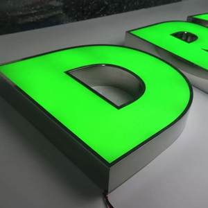 Enseigne lumineuse Daco pour salon de coiffure, conception gratuite, OEM/ODM pour salon de beauté, enseigne lumineuse frontale - Product Image 1