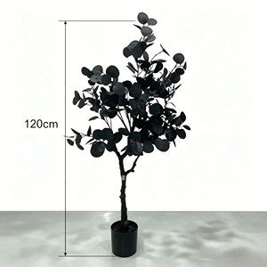 Wholesale <b>Artificial</b> Eucalyptus Leaves Garland Greenery Plant for Home Office Shelf Wedding Party Decor - Product Image 2
