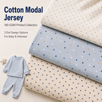 Tissu satin duchesse à rayures pour garçons et filles, mode de luxe, 180 GSM, poids moyen, tissé, 50% coton, 50% modal, vêtements pour enfants