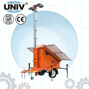 Tour d'<span class=keywords><strong>éclairage</strong></span> LED solaire mobile <span class=keywords><strong>autonome</strong></span> résistante aux intempéries 2026 pour applications extérieures et aménagement paysager - Product Image 1
